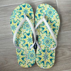 Old Navy sparkle flip flops